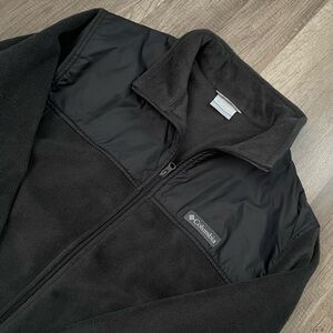Columbia Black Full-Zip Fleece Jacket